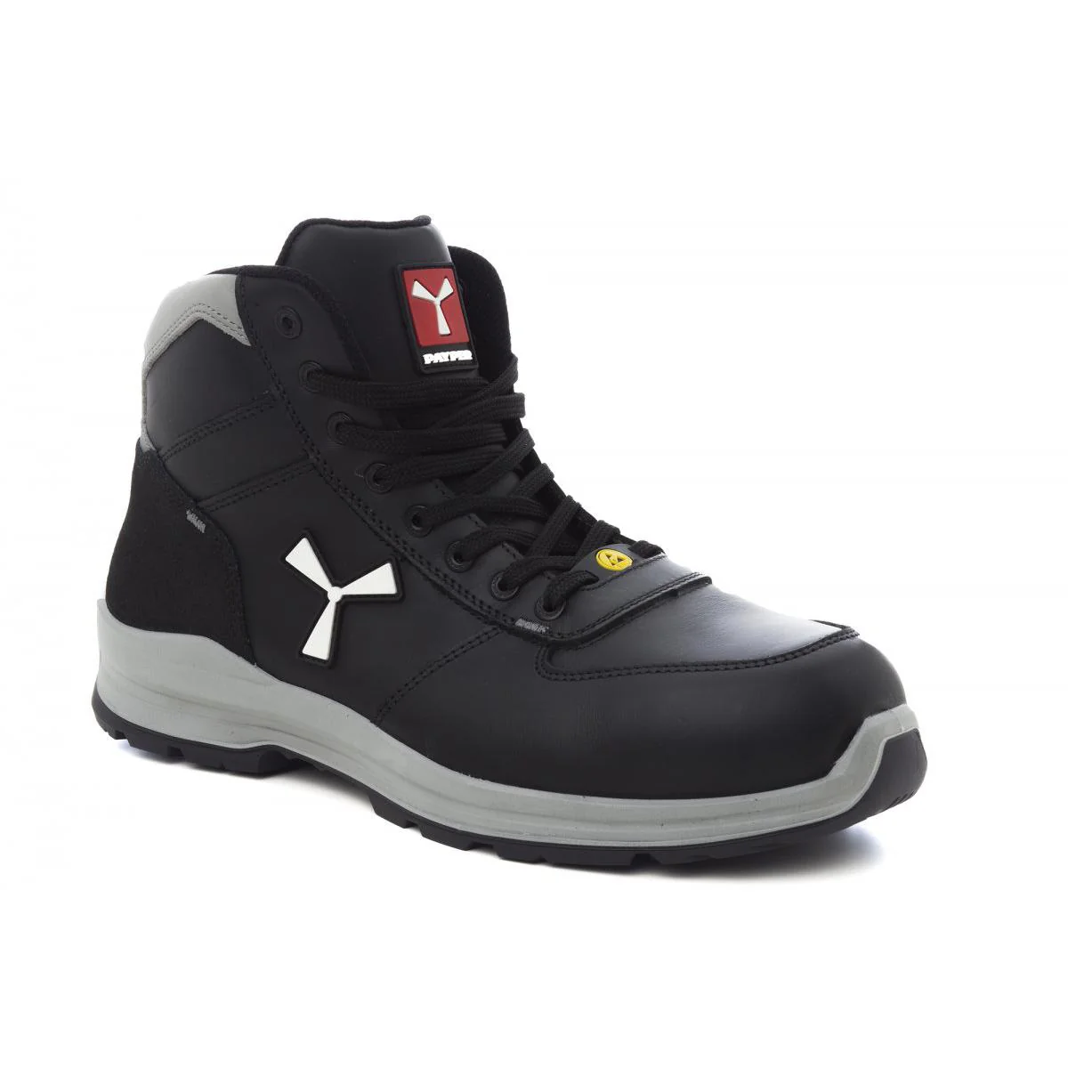 Chaussures GET FORCE MID Cuir noir – Image 2